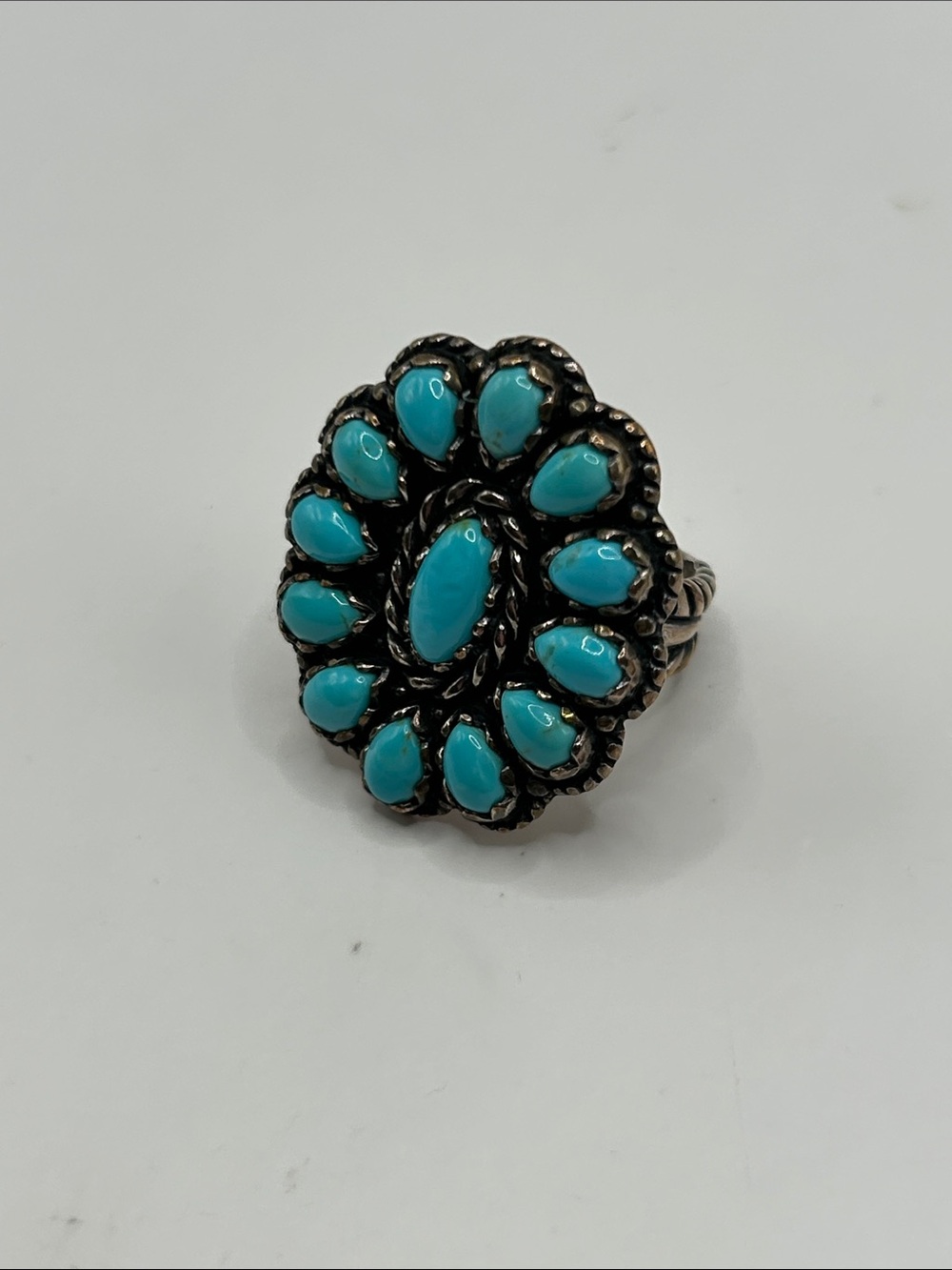 Carolyn Pollack Sleeping Beauty Turquoise Sterling Silver Ring